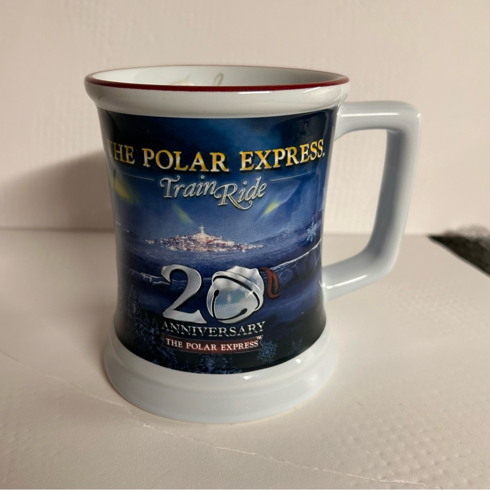 Polar Express 20th Anniversary Mug - Blue and White